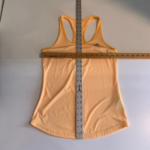 Adidas Tank Womens Extra Small Cheddar Climalite Racerback Vented Top *READ - Picture 8 of 13